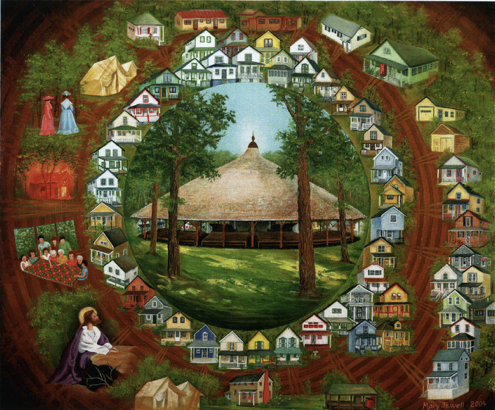 centennial painting of the cottages